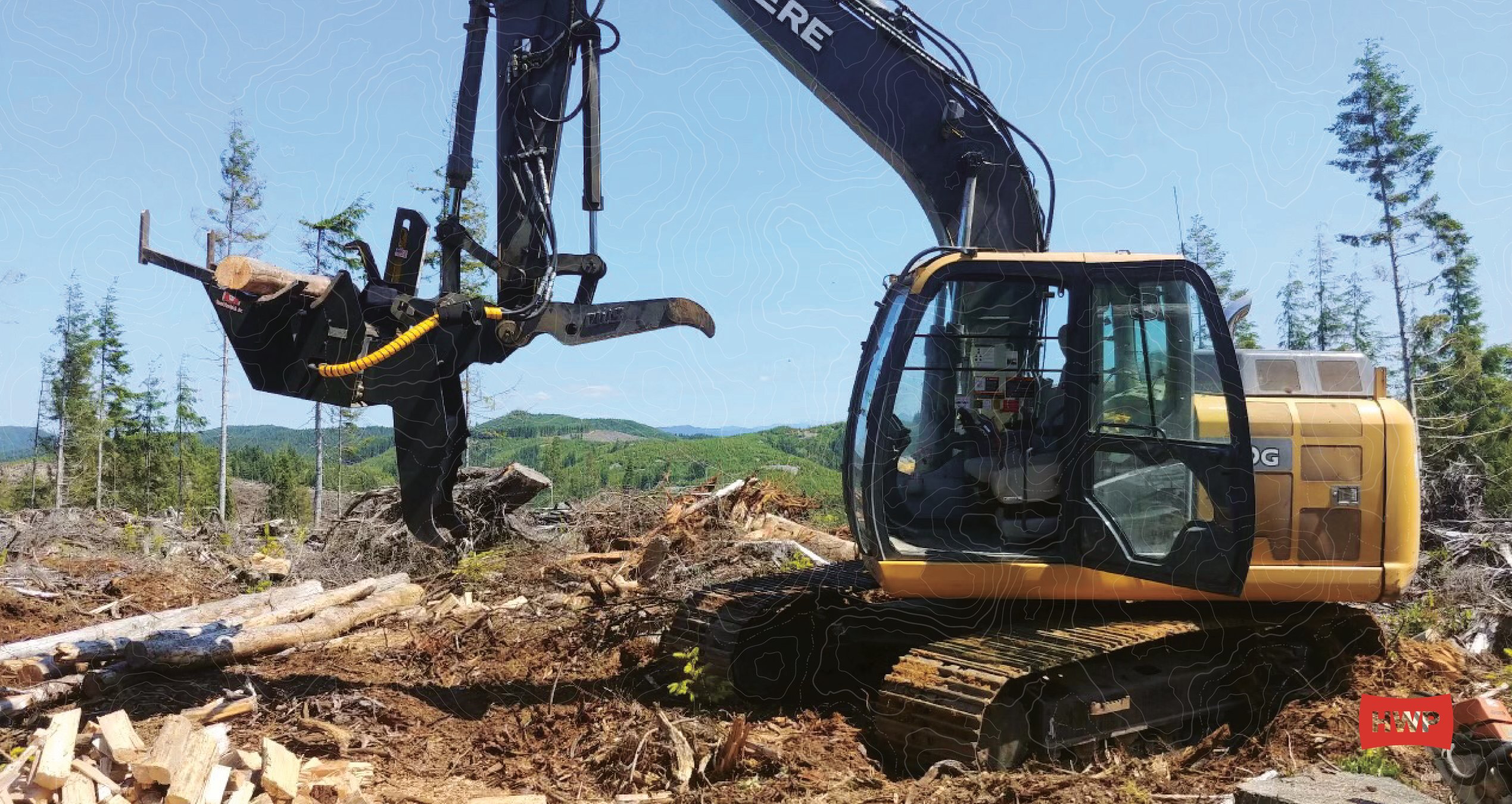 firewood processor for excavator
